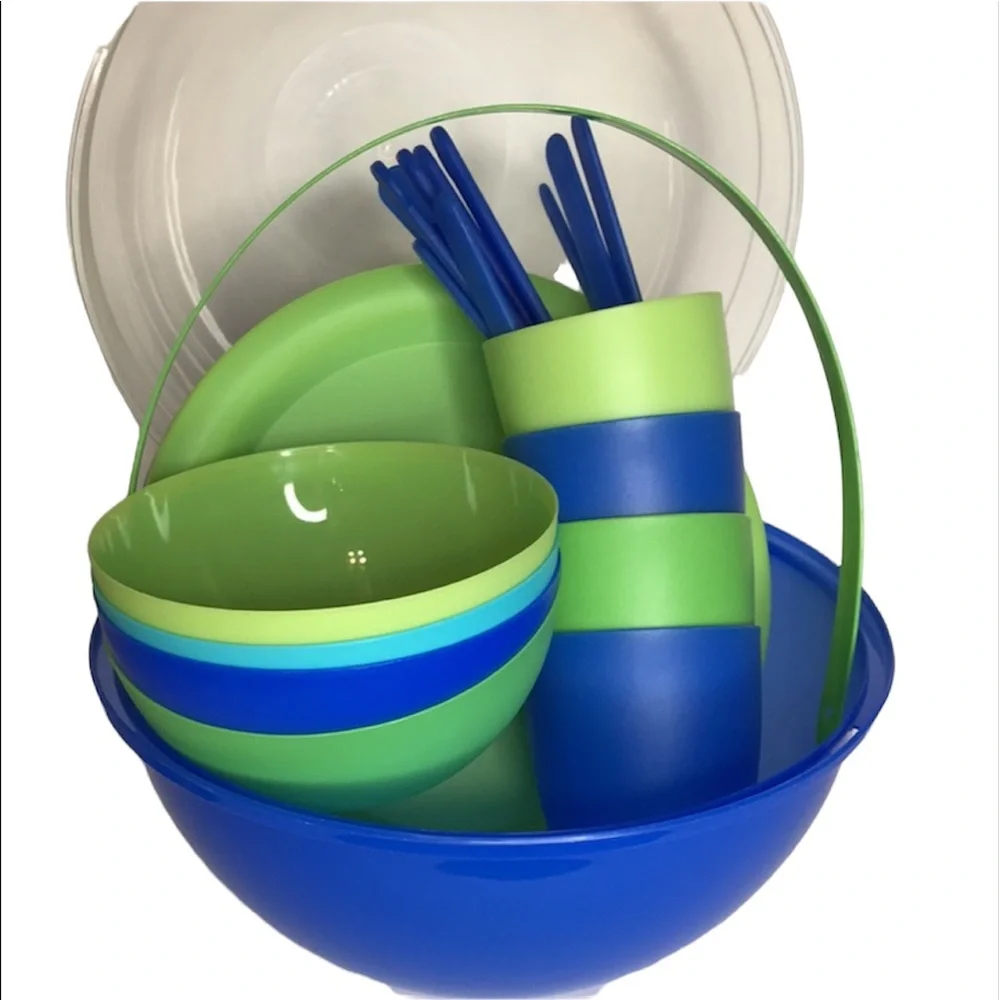 Martha Stewart Picnicware Multicolor Set Complete 26 Piece